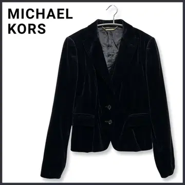 MICHAEL KORS 테일러드 자켓 벨로아 6 블랙
