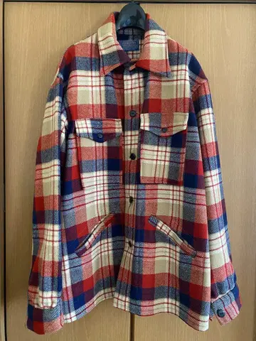 70's PENDLETON USA제 체크 무늬 자켓 코트