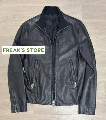 FREAK'S STORE 싱글 라이더 자켓 양가죽 M