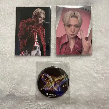 FANTASTICS 야기 유세이 포토 카드 캔뱃지