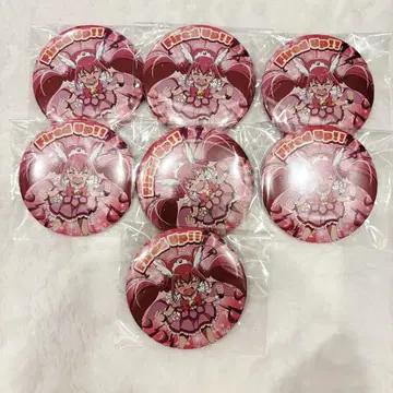 큐어 해피 트윙클 캔뱃지 7세트