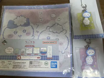 제일복권 치이카와 (먼작귀) 온천 후 러버 참, 핸드 타월