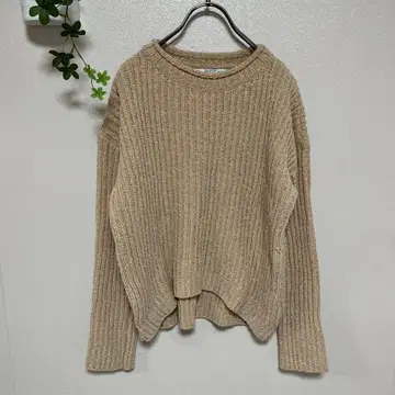 게스 라메 반짝반짝 루즈핏 니트