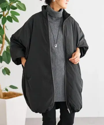 BEARDSLEY 충전솜 BIG 판초 코트