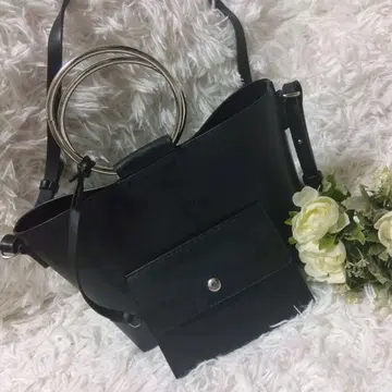 ZARA 자라 숄더백 블랙