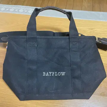 BAYFLOW 블랙 토트백
