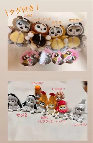 모프 샌드 파자마냥 mofusand 새우냥 바다 생물냥 고양이