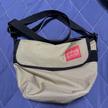 캔버스 숄더백 베이지