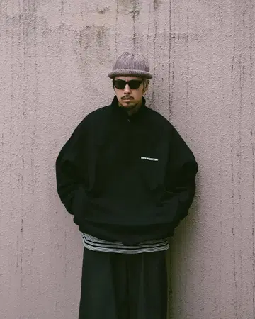 COOTIE PRODUCTIONS 하프 지퍼 티셔츠