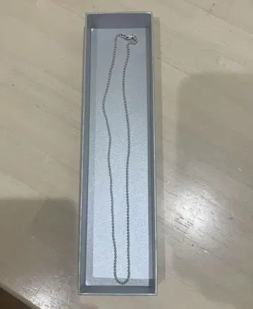 미사용 새상품 실버 925 볼 체인
