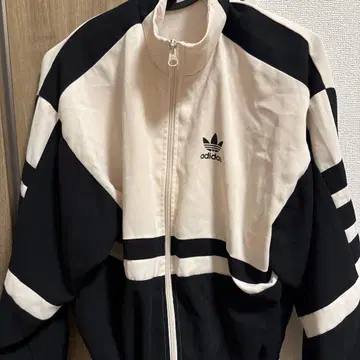 adidas 자켓 블랙/아이보리