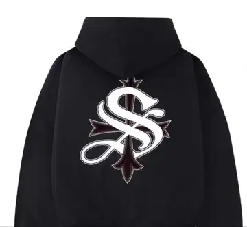 SupplieR 블랙 집업 후드티