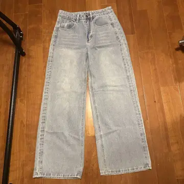 배기 팬츠 데님 라이트 블루 스카이블루 Y2K A라인 ZARA 스타일