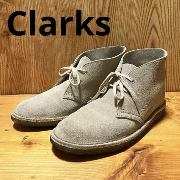 새상품급 Clarks 디저트 부츠 스웨이드 베이지 us7