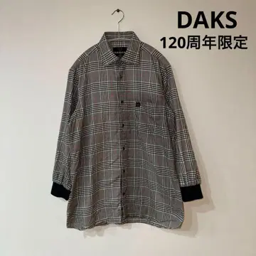 [ DAKS ] 120주년 한정판 글렌 체크 셔츠