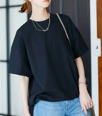 [ 미사용 새상품 ] JOURNAL STANDARD 셔링 T셔츠 블랙