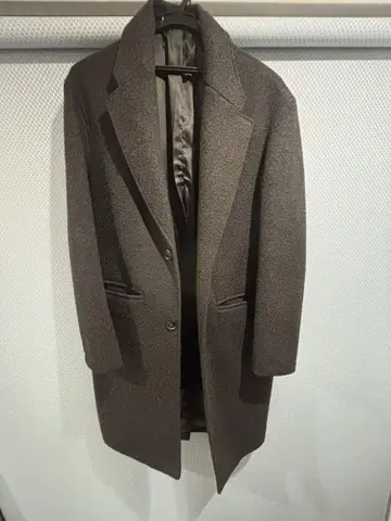 ZARA 다크 브라운 체스터 코트 S 사이즈