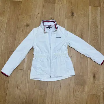 HILFIGER 화이트 집업 자켓