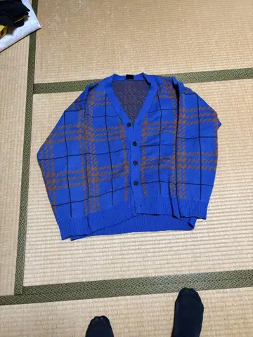 Lost Management Goods 체크 무늬 가디건