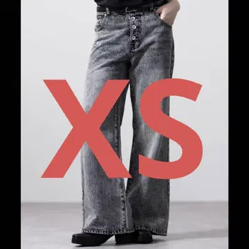 CLEL 빈티지 디자인 탈론 데님 팬츠 XS 사이즈 그레이 계열 1