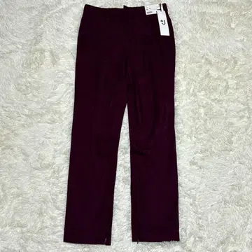 미사용 보관품 UNIQLO +J 버건디 슬랙스 울 61cm