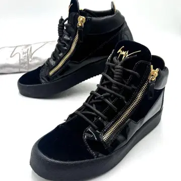 Giuseppe Zanotti Kriss 하이컷 스니커즈 블랙 42