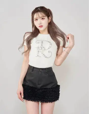 Darich DR 비쥬 리브 니트탑