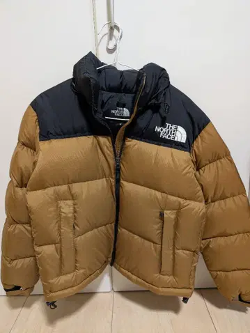 THE NORTH FACE 다운 자켓 브라운 숏 눕시