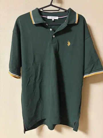 U.S. POLO ASSN. 다크 그린 피케 셔츠 M