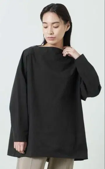 MARW 유나이티드 애로우즈 보트넥 셔츠 말 블랙 프리