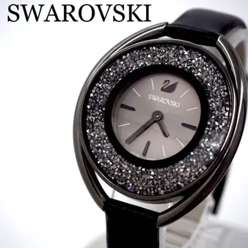575 SWAROVSKI 시계 크리스탈 라인 아우라 블랙 스톤