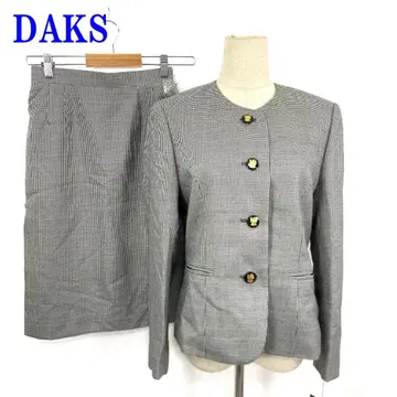 택 포함 새상품 DAKS 닥스 스커트 수트 울 실크 9 C4394
