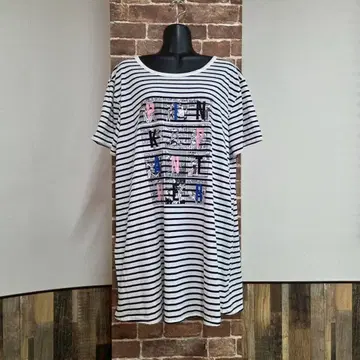 PINKPANTHER 핑크팬서 튜닉 화이트 x 네이비 여성용