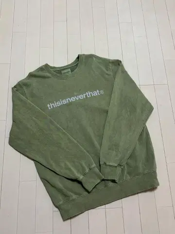 thisisneverthat 크루넥 맨투맨