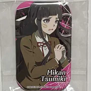 단간론파 단간론파 3 마루카쿠 스퀘어 캔뱃지 츠미키 미캉