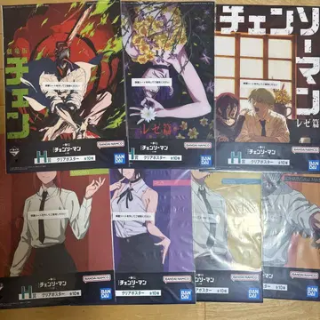 제일복권 극장판 체인소 맨 레제편 H상 클리어 포스터