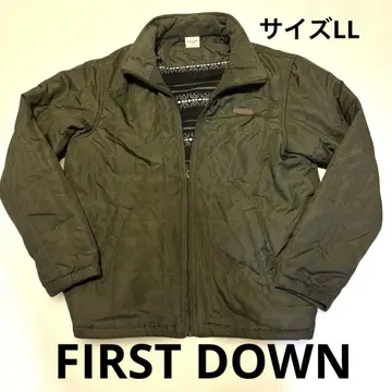 새상품급 FIRST DOWN 사이즈 LL 아우터 올리브 관번59