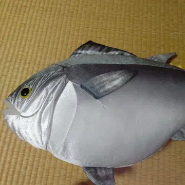 물고기 모양 봉제 인형 그레이