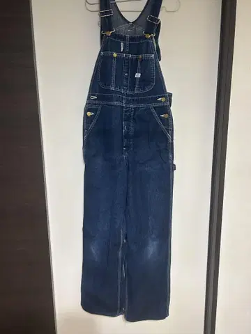 Lee 데님 오버롤 다크 블루