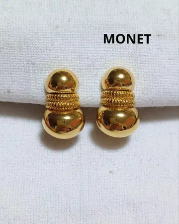 23q MONET 골드 공 디자인 귀찌 새상품