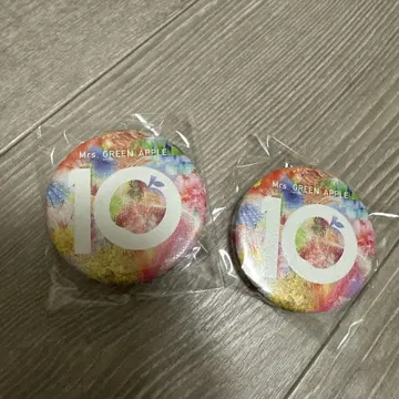 Mrs. GREEN APPLE 10주년 기념 배지 2개 세트