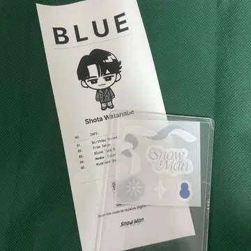 Snow Man 한국 1st 팝업 진단서 와타나베 쇼타
