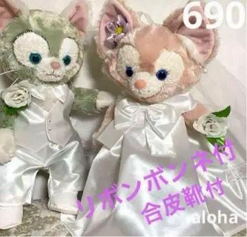 리본 모자 꽁지 웨딩
