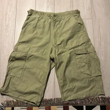Military Cargo wide Shorts Street navy