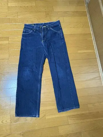 Lee 다크 블루 스트레이트 청바지