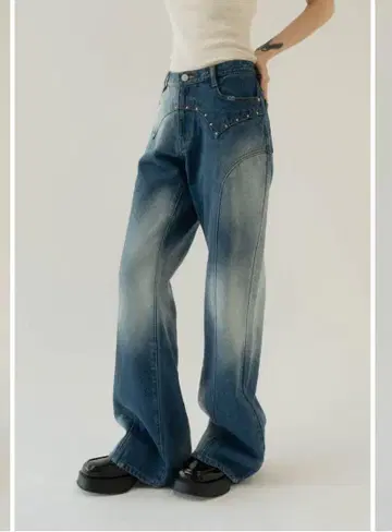 knuth marf bell bottom denim pants ushi