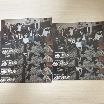 TREASURE LOVE PULSE 엽서 시리얼 미사용 7장