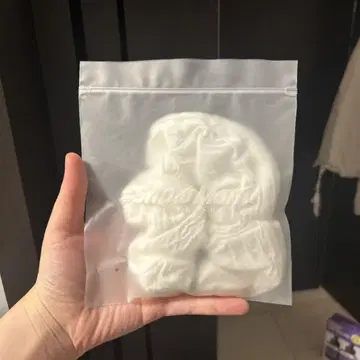 미개봉 새상품 SnowMan 한국 팝업 화이트 스크런치