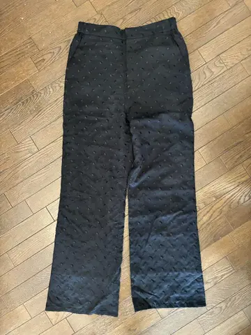IENA 도트 무늬 팬츠 슬랙스 블랙