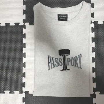 PASS-PORT 그레이 T셔츠 MEDIUM